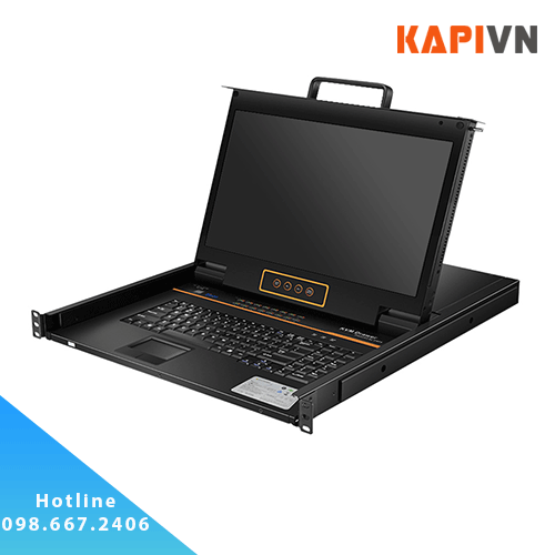 Kinan XW1708 KVM LCD 8port vga 17inch full hd